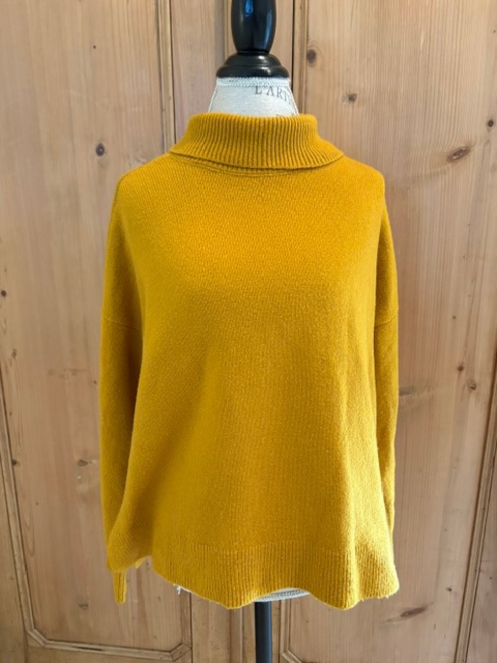 Loft Mustard Funnel Neck Women's Sweater